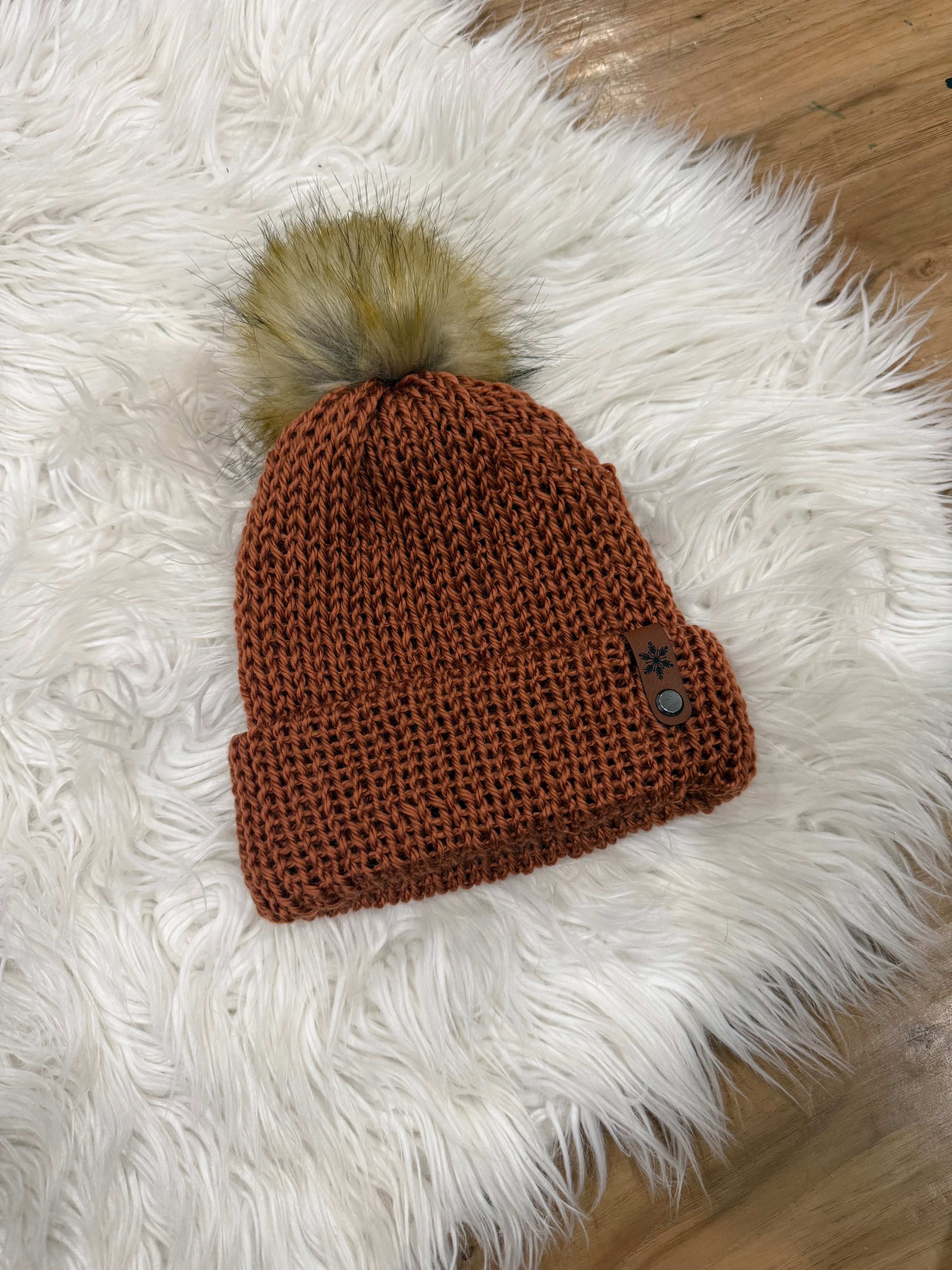 Burnt Orange Toddler Beanie