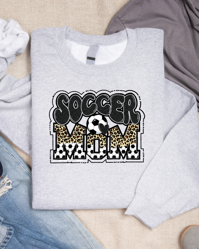 Cheetah Soccer Mom Crewneck